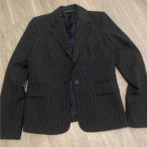Club Monaco Charcoal Pinstripe Blazer